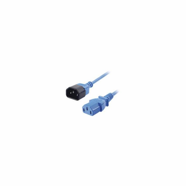 Lindy IEC 13 napájecí kabel modrý, 2m - 30472