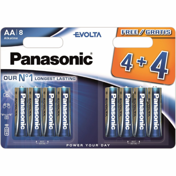 Baterie Panasonic AA/R6 8 ks.