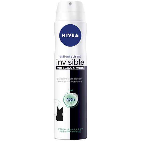 Nivea Deodorant INVISIBLE FRESH dámský sprej 250ml