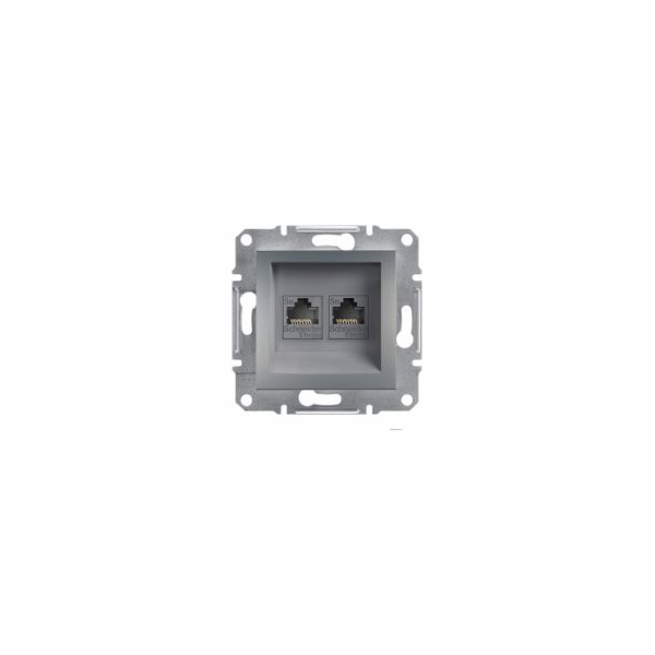 Schneider Electric Asfora počítačová zásuvka 2 x RJ45 kat...