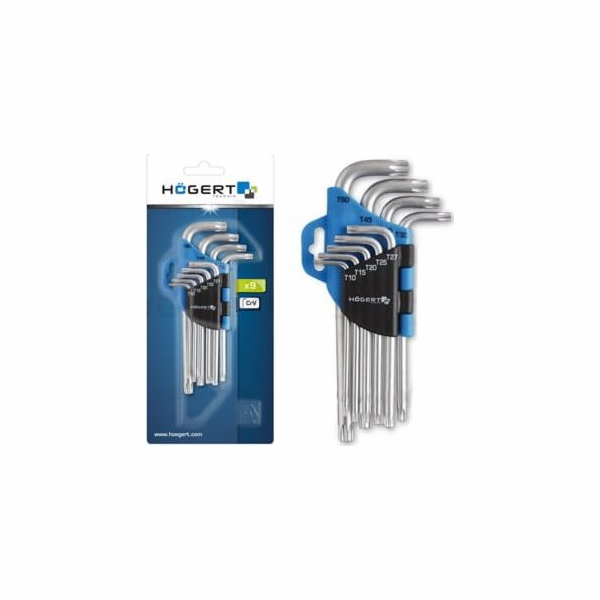 Högert Technik Torx klíče sada 9 ks HOGERT HT1W814