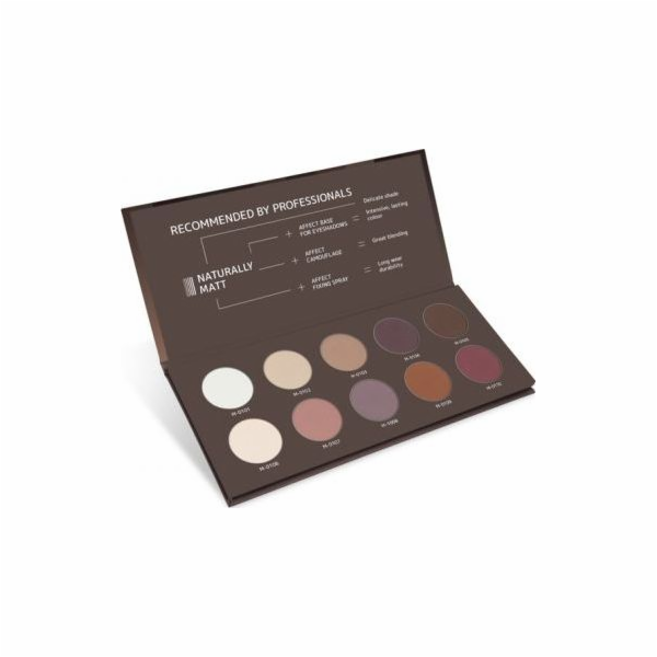 Affect Naturally Matt Pressed Eyeshadow Palette 10x2g