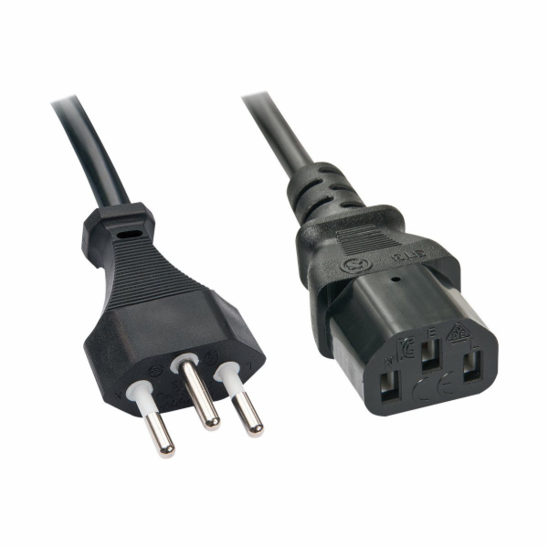 Lindy IEC napájecí kabel 3m - IEC320 C13 - 30418
