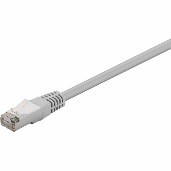 Goobay F/UTP propojovací kabel kat. 5e šedý 10m (73081)