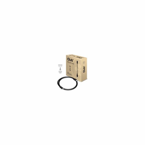USB Club 3D kabel USB-A – USB-C 1 m černý (CAC-1523)
