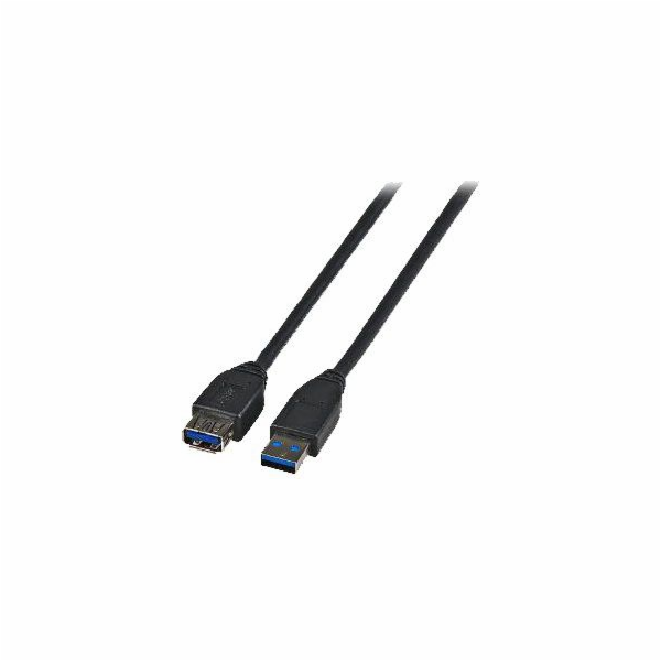 EFB USB kabel USB-A – USB-A 1,8 m černý (K5237.1,8)