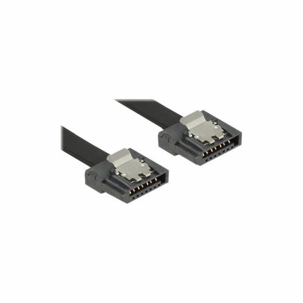 Delock SATA - SATA, 1m, Černá (83843)