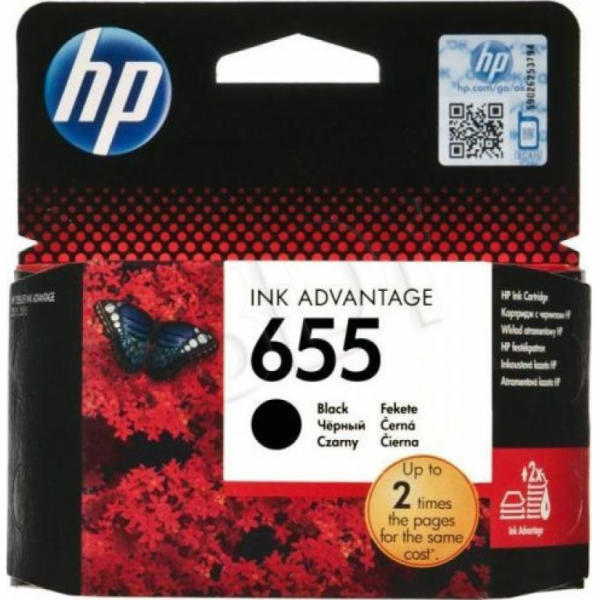 Černý inkoust HP 655 (CZ109AE)