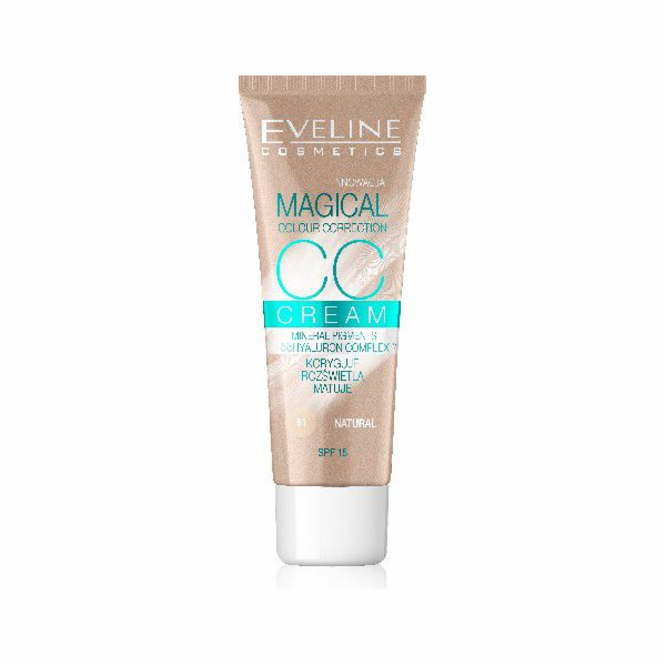 Eveline Fluid Magical CC Cream č. 51 Natural, 30ml