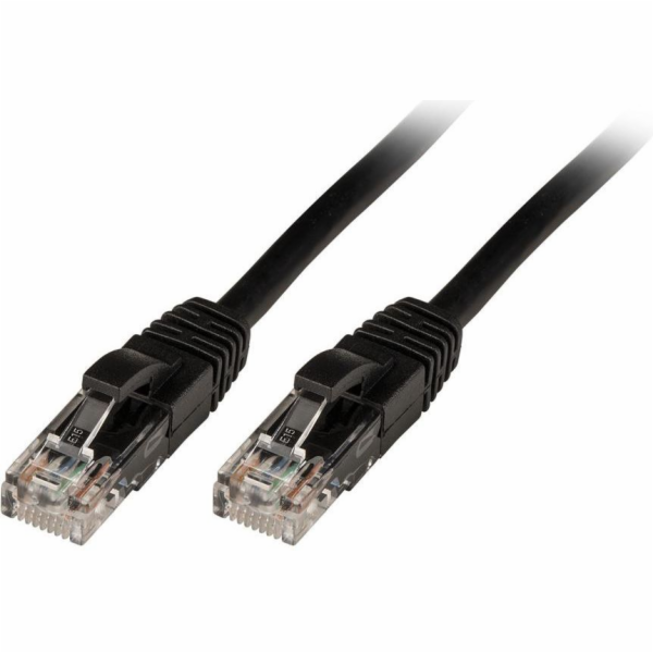 Lindy Patchcord Cat6, U/UTP, 2m, černý (48078)