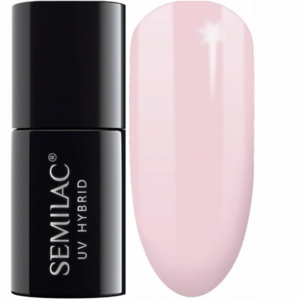 Semilac UV Hybrid hybridní lak 128 Pink Marshmallow 7ml