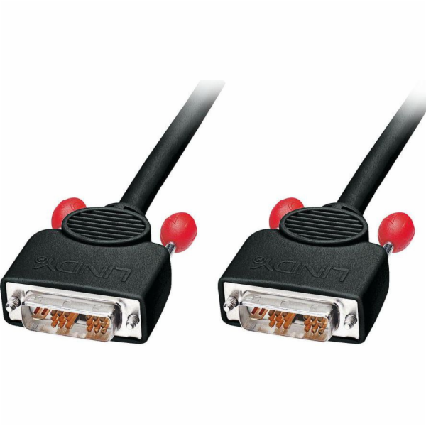 Lindy DVI-I - DVI-I kabel 1m černý (36600)