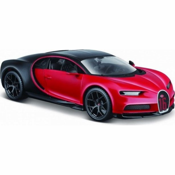 Maisto Composite Model Bugatti Chiron sport černo-červený...