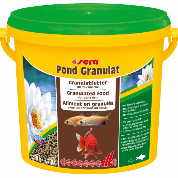 Sera Pond Granulat 3.800 ml - krmivo pro jezírkové ryby