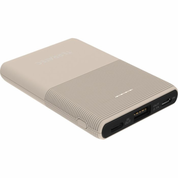Krémová powerbanka TerraTec P50 5000mAh