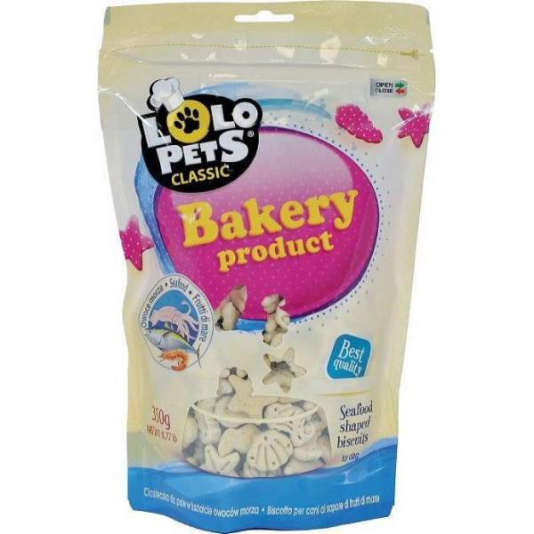 Lolo Pets Classic Mořské psí sušenky ve fólii Doypack 350g