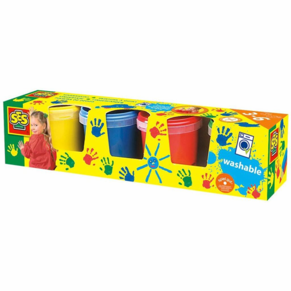 SES Prstové barvy - 4 barvy