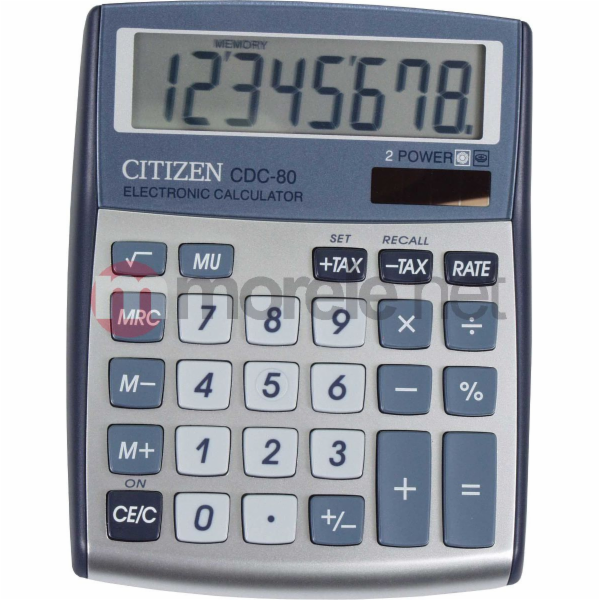 Kalkulačka Citizen CDC-80 SILVER