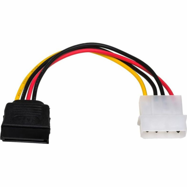 Akyga Molex - SATA, 0,15 m, vícebarevný (AK-CA-17)