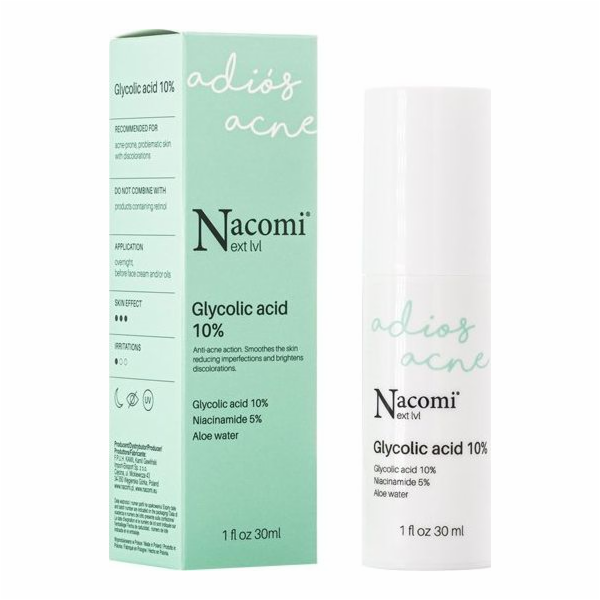 Nacomi Next Level Glycolic Acid 10% sérum s kyselinou gly...