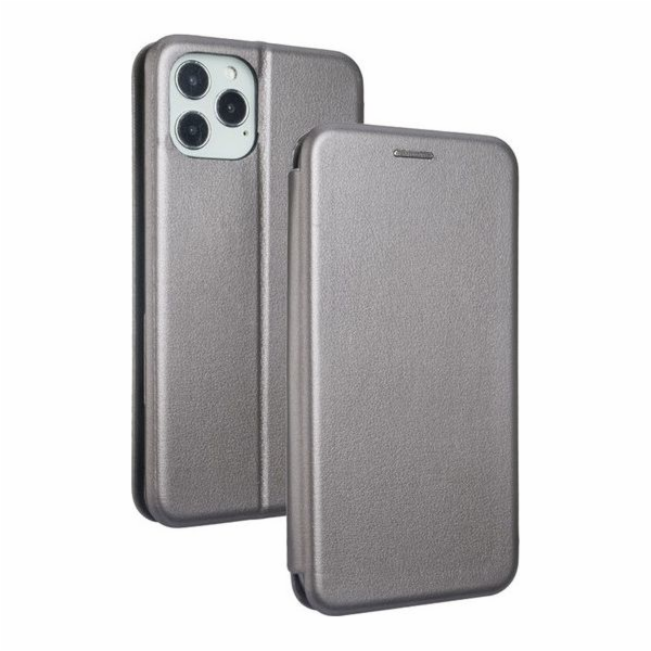 Pouzdro Book Magnetic iPhone 12 6,1" Max/Pro ocel/ocel