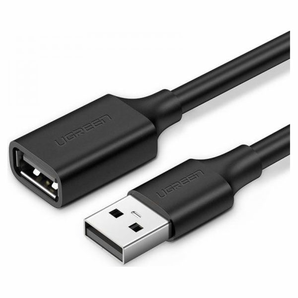 Ugreen USB-A - USB-A kabel USB 0,5 m černý (UGR417BLK)