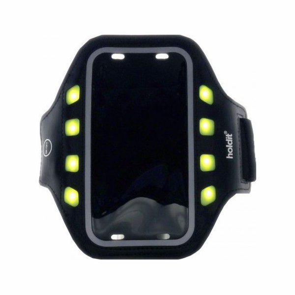 Holdit LED běžecký pásek XL černý (612017)
