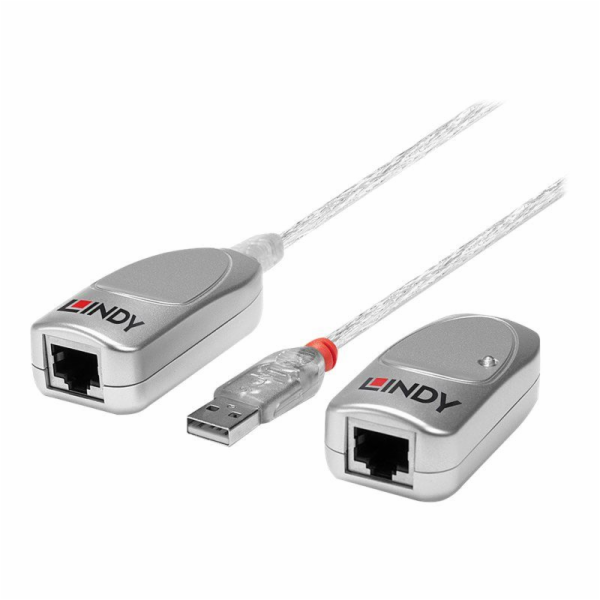 Lindy USB - RJ45 USB adaptér stříbrný (42805)