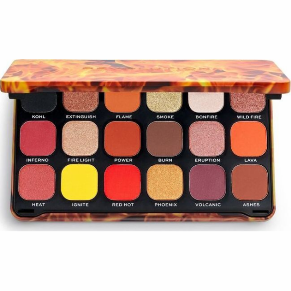 Paletka očních stínů Makeup Revolution Forever Flawless Fire