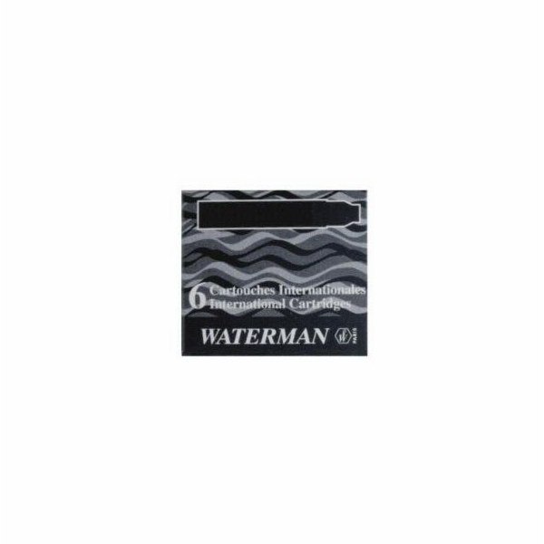 Waterman Inter náplně do pera, černá (S0110940)
