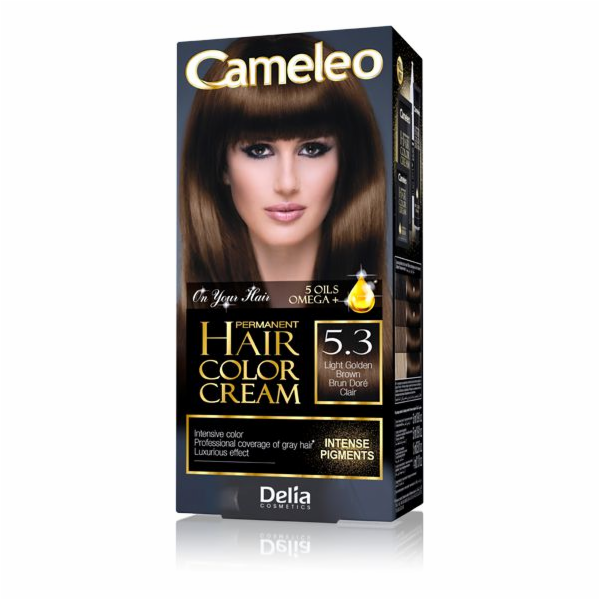 Delia Cameleo HCC Permanentní barva Omega+ č. 5.3 Světle ...