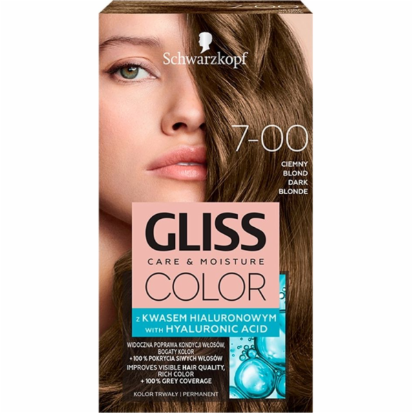 Schwarzkopf Gliss Barva č. 7-00 tmavě blond