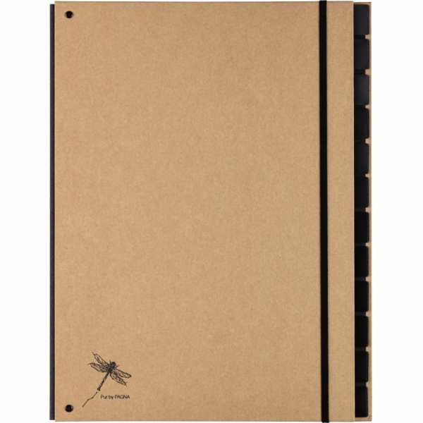 Pagna Folder Pultordner 12 Fächer Pur natur 1Stk