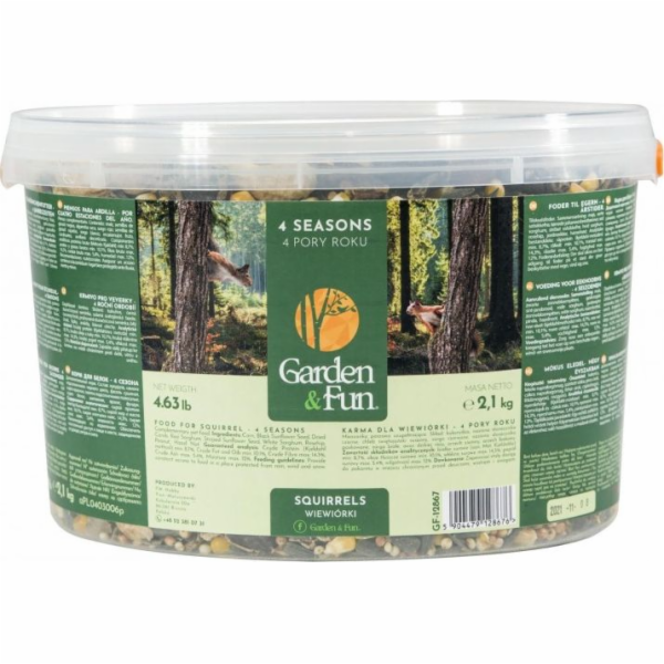 Garden&Fun Krmivo pro veverky - 4 sezóny 2,1 kg