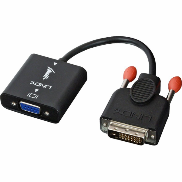 Lindy DVI-D - D-Sub (VGA) AV adaptér černý (38189)