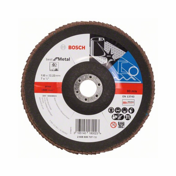 Brusný kotouč Bosch Flap X571 Best for Metal 180 x 22,23 ...