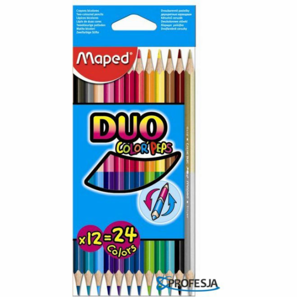 Pastelky Maped Colorpeps Duo 12=24 barev (165609)