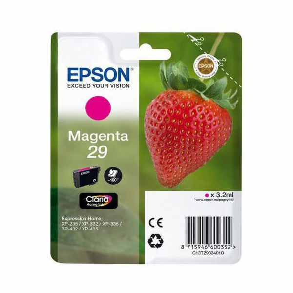 Inkoust Epson T29 (purpurový) (C13T29834022)