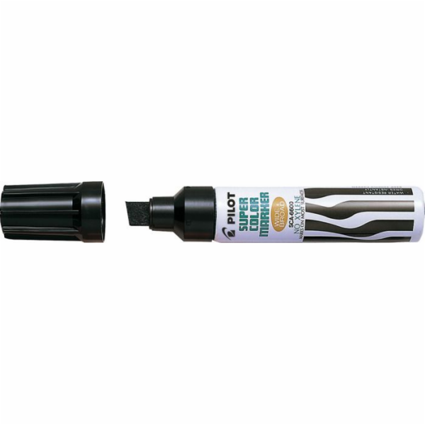 Pilotní permanentní značkovač SC-6600, černý (PISC-66B N)