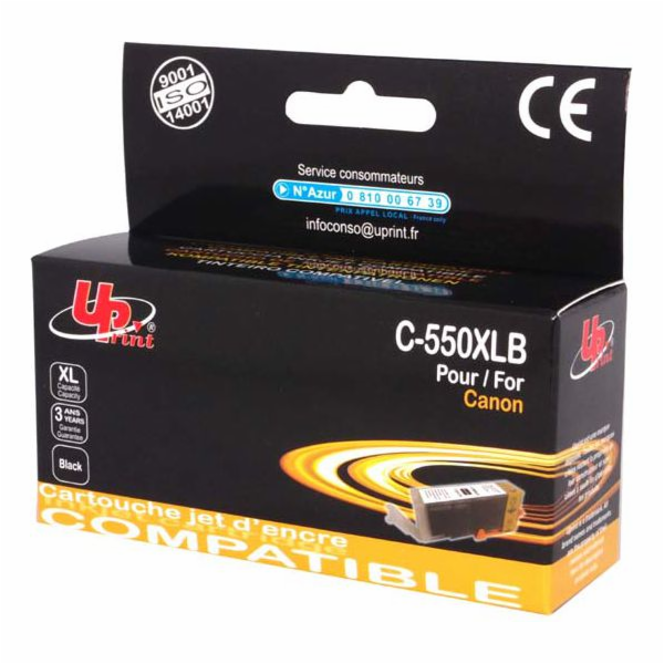 Inkoust UPrint C-550XLB / PGI550BK (černý)