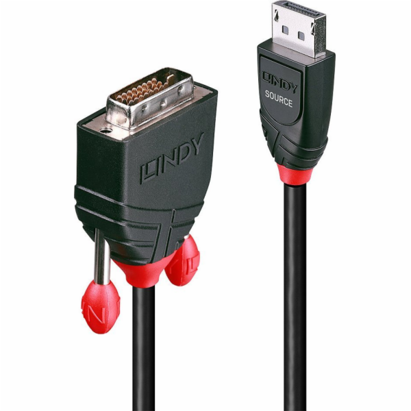 Lindy DisplayPort – kabel DVI-D 5m černý (41493)