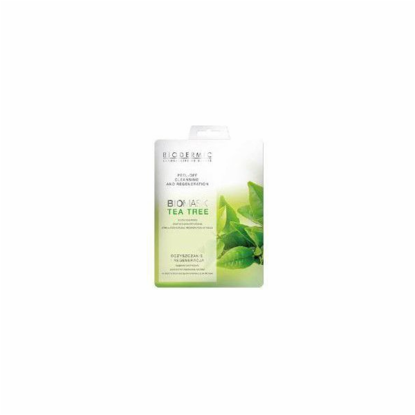Biodermic Bio Mask Slupovací Tea Tree Pleťová maska 12g