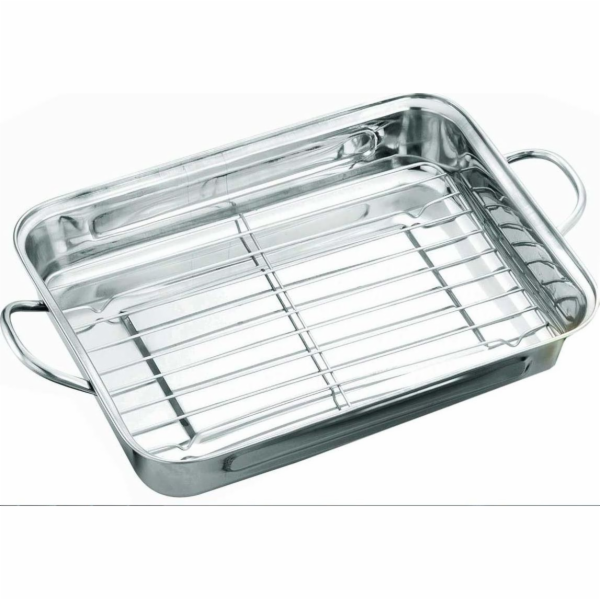 Berlinger Haus OCELOVÝ pekáč S KOLÍČKOU 40cm KH-1378