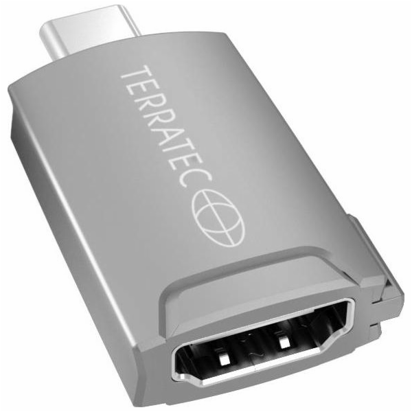 TerraTec C12 USB-C – HDMI adaptér šedý (306704)
