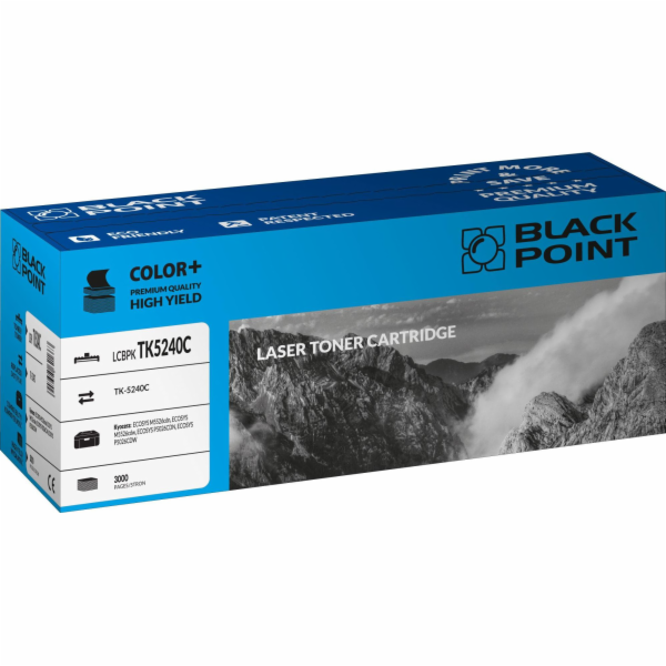 Toner Black Point LCBPKTK5240C Náhradní azurová TK-5240C ...