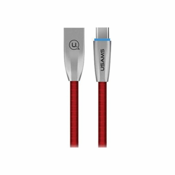 Usams USB-A – USB-C USB kabel 1,2 m červený (63813-uniw)