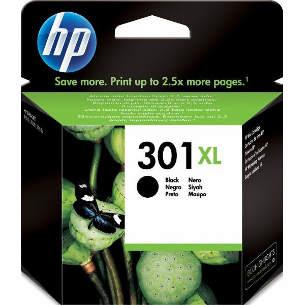 Inkoustová kazeta HP CH563EE č. 301XL (černá)