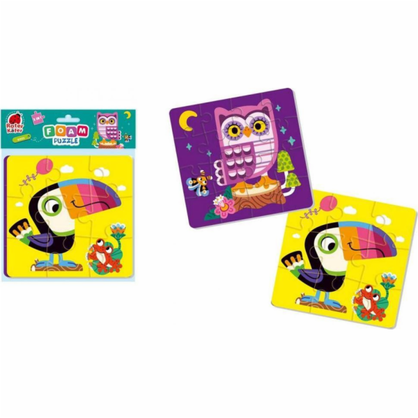 Roter Kafer 2v1 pěnové puzzle "Ptáci" RK6050-03