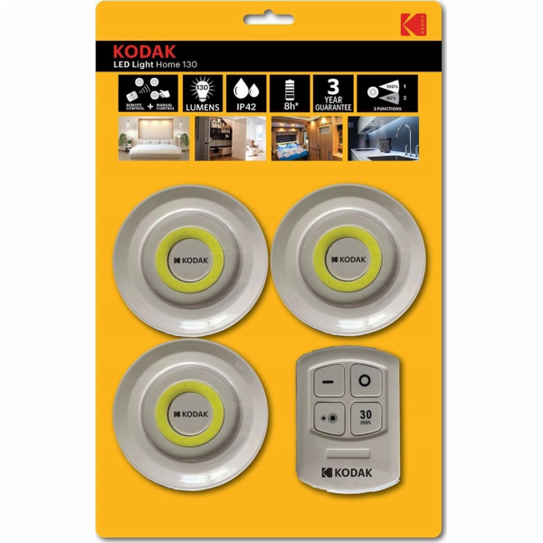 Lampy Kodak 3x Bezdrátové žárovky Časovač dálkového ovlád...