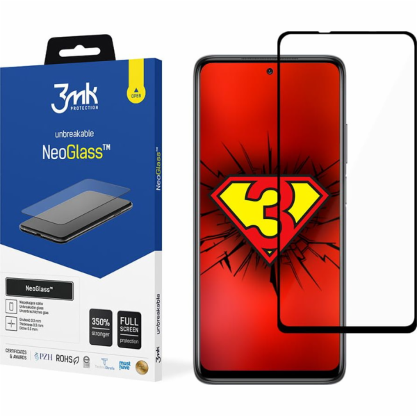 3MK  NeoGlass Xiaomi Mi 10T Lite černá /černá